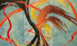 abstract painting, Sea Dancers