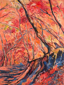 painting on Morgan Territory Road outside Livermore